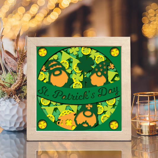 Patrick Day 3 – 3D Paper Cut Shadow Box File - Cricut File - (8x8 inches) -