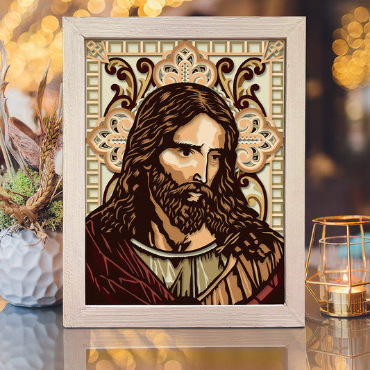 Jesus 10 – 3D Paper Cut Shadow Box File - Cricut File - (8x10 inches) -