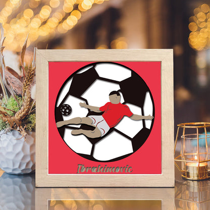 Soccer 3 – 3D Paper Cut Shadow Box File - Cricut File - (8x8 inches) -